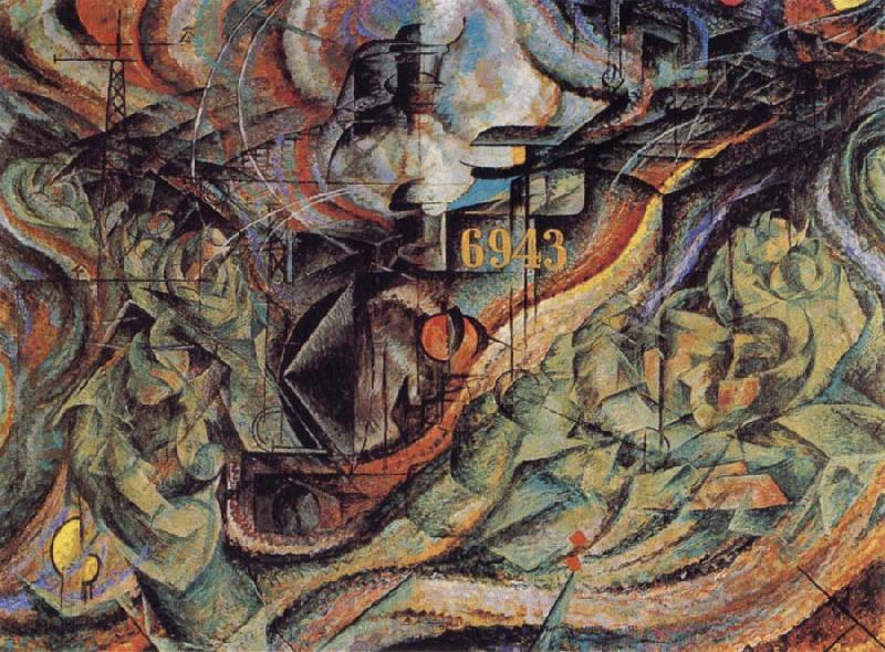 Umberto Boccioni State of Mind II The Farewells